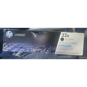 New HP 32A Black Genuine LaserJet Unknown Expiration Selling Expired damage box